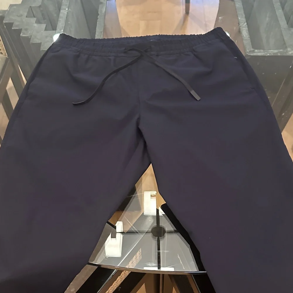 Men's Hill City (former brother brand of Athleta) Navy Drawstring Pants - Picture 1 of 5